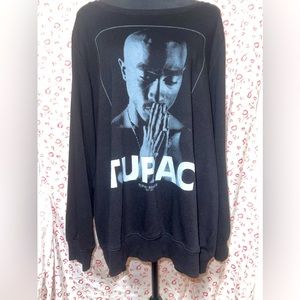 Plus size Torrid Tupac Black Crewneck